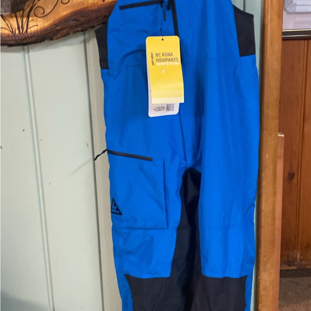 SOLD! Ski-Doo Men's Black and Blue Kona Highpants - Picture 5 of 6